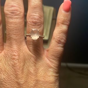 Morganite ring